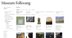 Desktop Screenshot of collection-online.museum-folkwang.de